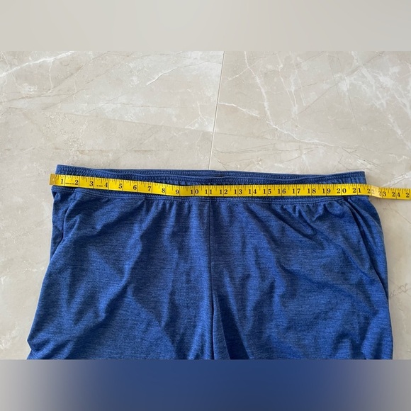 ALL IN MOTION Men's Shorts Size XXL Blue Color Elastic Waistband With Drawstring - Picture 5 of 7